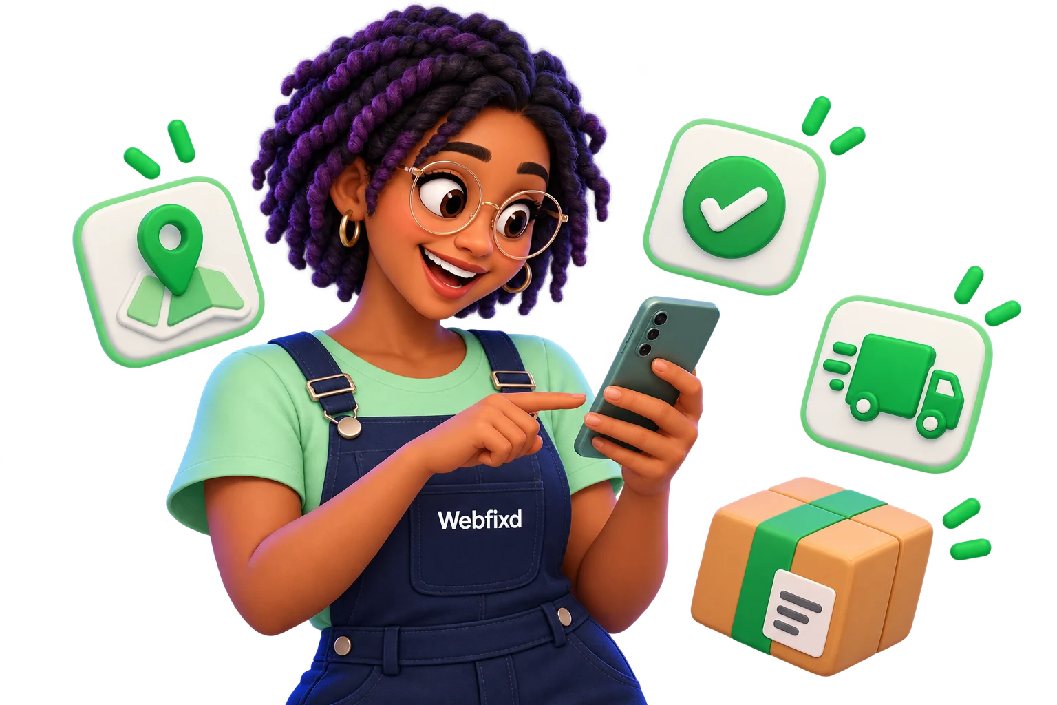 An Android app developer with location, task and delivery features.